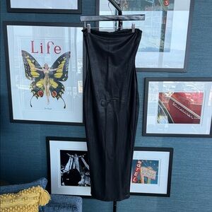 Naked Wardrobe Black Midi Dress